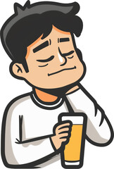 Obraz premium 술취한사람, 알콜, 술, 음주,drunk person, alcohol, drinking, drinking