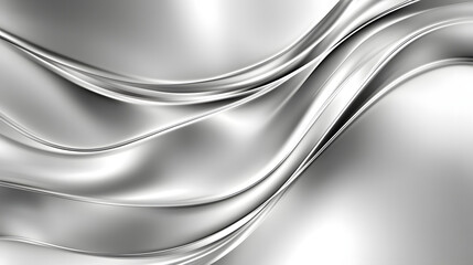 An Abstract Nickel Background with Swirling Metallic Waves and Brilliant Reflections for Contemporary Aesthetics