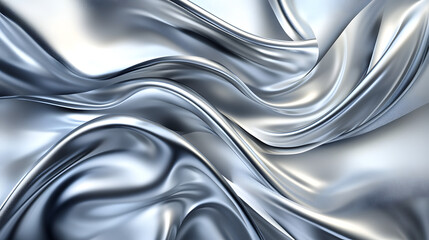 An Enchanting Rhodium Background Showcasing Delicate Reflections and Ethereal Glow for a Calming Environment