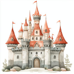 Fototapeta premium castle on the hill