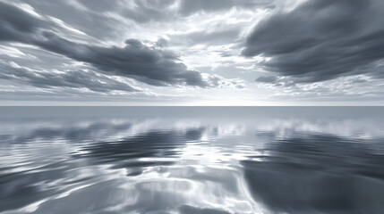 Obraz premium A Peaceful Landscape Captured on a Shimmering Platinum Background Creating an Atmosphere of Tranquility