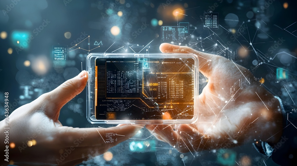 Aufkleber invisible hands reaching for transparent wallet with financial data inside conceptual metaphor for s
