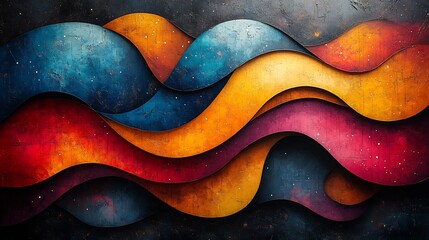 Swirling geometric forms symbolizing ongoing evolution of entrepreneurial growth market adaptation and strategic innovation within a fluid and modern business landscape