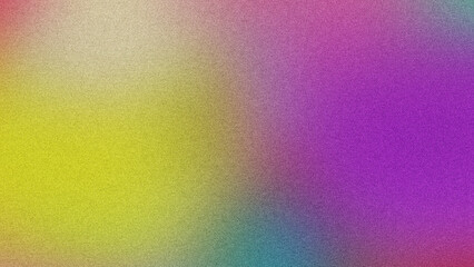 Fototapeta premium Colorful Gradient and Grainy Noise for Futuristic Poster Designs, Vibrant Poster Design with Gradient and Grainy Texture Effects