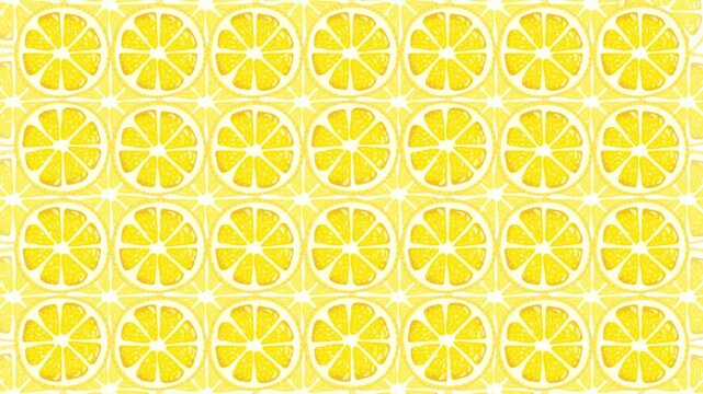 seamless pattern with lemons background with yellow colors