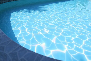 Iridescent Pool A pool with water that changes color with the li