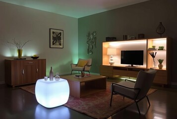 LED Embedded Furniture Furniture pieces with built in LED lights