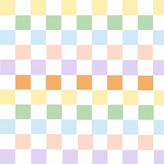 Pastel Kawaii Pattern Background