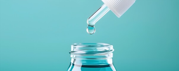 Gentle Eye Drop - Precise Care and Refreshing Sensation from Dropper Bottle Detail for Optimal Eye Health and Comfort