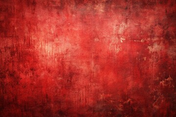 Obraz premium Rustic red abstract background with grunge texture elements and depth of field.