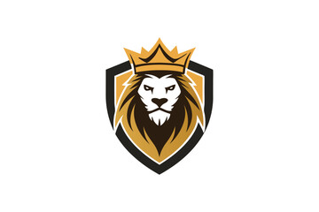 Lion Protector Logo Design Template Majestic and Fierce Lion Head Emblem for Powerful Branding and Identity