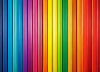 Vibrant Striped Colorful Modern Art Illustration