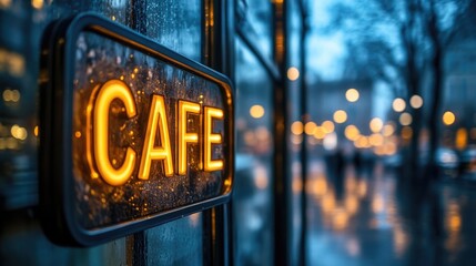 Text cafe: cozy atmosphere with aroma of freshly brewed coffee, soft ambient lighting, and patrons enjoying quiet moments, warm conversations, comforting sounds of clinking cups.