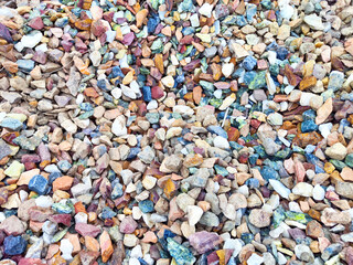 Pebble, stone texture, background, pattern, place for text and copy space. Natural background and...