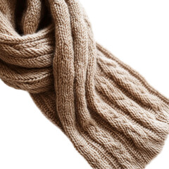Fototapeta premium Elegant Knitted Wool Scarf – Cozy Texture for Stylish Warmth