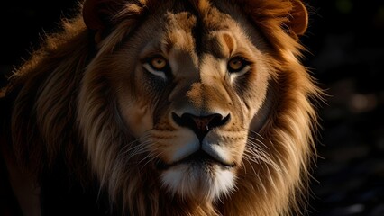  Majestic Male Lion Portrait