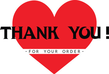 Thank You for Your Order. Elegant Thank You for Your Order Design with Stylish Graphics. Sophisticated Thank You for Your Purchase Image with Modern Elements. Chic Thank You for Your Order Graphic