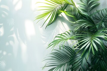 Obraz premium A close up of a plant on a wall