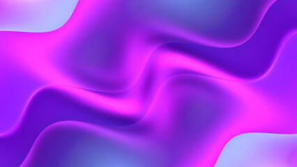 Abstract illustration of retro Y2K style glossy liquid hologram spectral gradient color. Melting neon wave fluid flowing petroleum substance background.