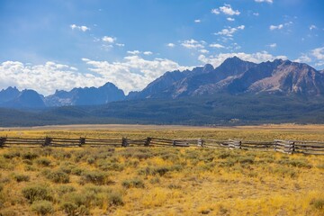 Sawtooth Mountains Scenic View