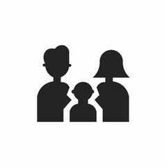family members icon sign vector
