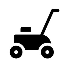 Lawnmower icon vector illustration