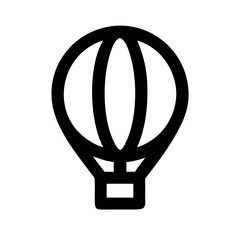 Obraz premium Hot air balloon icon vector illustration 