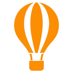  Hot air balloon icon vector illustration 