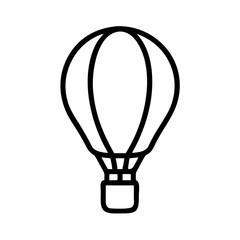  Hot air balloon icon vector illustration 