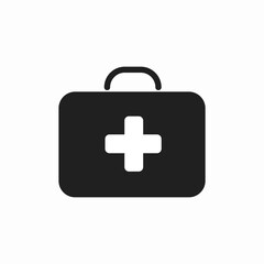 medical bag icon sign vector
