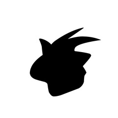 Best Goat Head Silhouette Vector