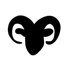 Best Goat Head Silhouette Vector