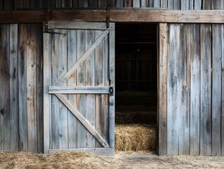 old barn door