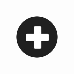 Obraz premium add button icon sign vector