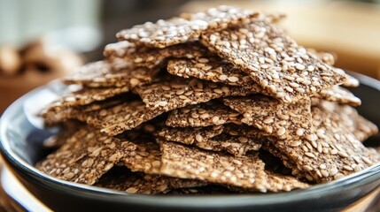 Delicious flaxseed crackers a healthy and gluten free snack option