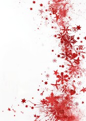 red paint splashes background