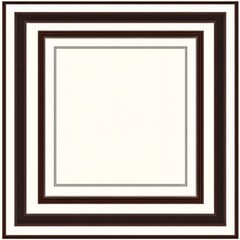 Fototapeta premium Elegant and stylish picture frame design for showcasing art. This frame features rich colors and a classic aesthetic. Ideal for home decor or gallery displays. AI