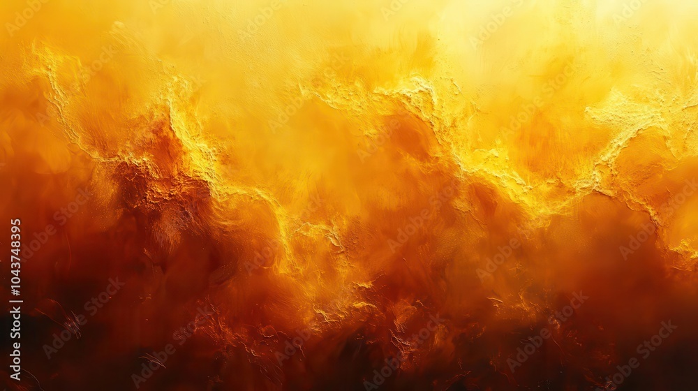 Wall mural abstract yellow background with dynamic textures and patterns vibrant shades of yellow blending smoo