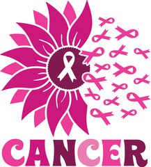 Breast Cancer T-shirt Design, Breast Cancer Awareness, Inspirational Breast Cancer Survivor T-Shirt, Hope and Strength Pink Ribbon, Support Breast Cancer Fighters, Faith Over Fear, Warrior Woman.