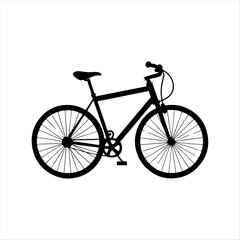 Sleek Bicycle Silhouette Design