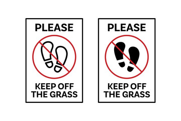 keep off the grass icon