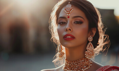Bollywood - piękna hinduska kobieta