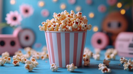 Cinema Movie Concept Popcorn Bucket