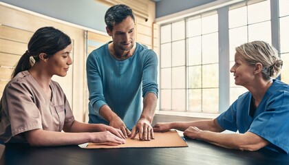 Obraz premium Occupational Manual Therapy Education