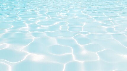 Fototapeta premium Tranquil sunlit aqua harmony with gentle water ripples
