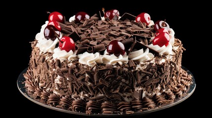 Black Forest Cake, German Cake, German Confectionary, Chocolate Cake, Dessert , Sweet