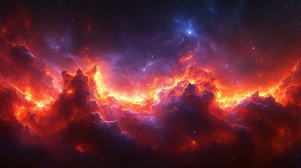 Fantasy universe and astronauts