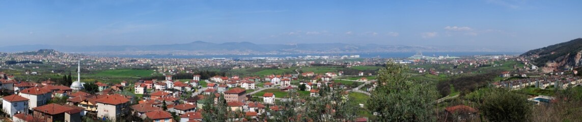 A view from Golcuk Town in Izmit, Turkey.
