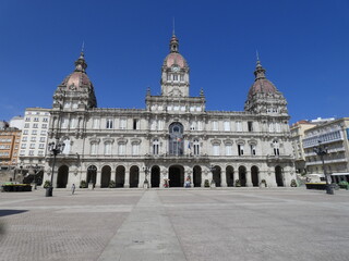 Obraz premium PLAZA DE MARIA PITA EN A CORUÑA