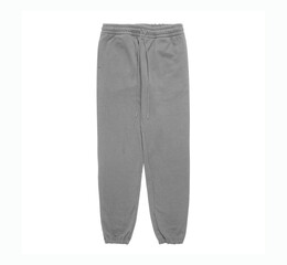 sweatpants isolated on white background, Blank joggers mockup